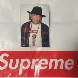 Supreme Neil Young Photo Sticker